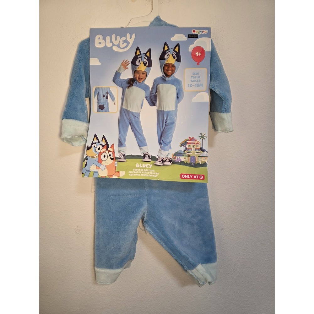 Bluey Toddler Halloween Costume Jumpsuit 12-18 Months‎ New In Package